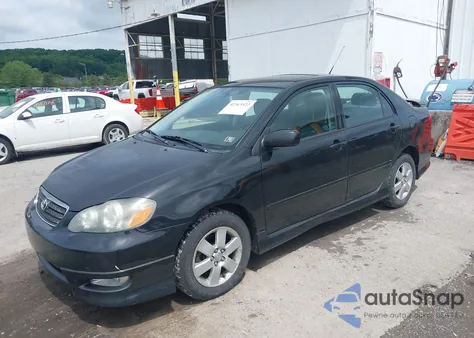 2006 Toyota Corolla S z USA, uszkodzony, nr VIN 2T1BR32E56C676824
